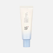 Crème solaire Beauty of Joseon Relief Sun Aqua-fresh : Riz + B5, SPF 50+, 50 ml, tube blanc avec étiquette verte, skincare coréenne | Beauty of Joseon Relief Sun Aqua-fresh: Rice + B5 Sunscreen, SPF 50+, 50 ml, white tube with green label, Korean skincare