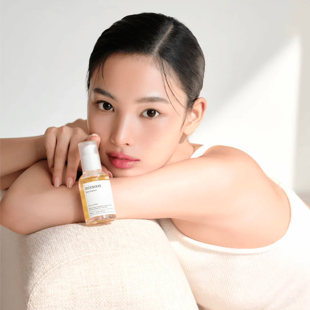 Essence Mixsoon Bean, 100 ml, essence hydratante et éclaircissante, populaire sur TikTok, skincare coréenne | Mixsoon Bean Essence, 100 ml, hydrating and brightening essence, trending on TikTok, Korean skincare